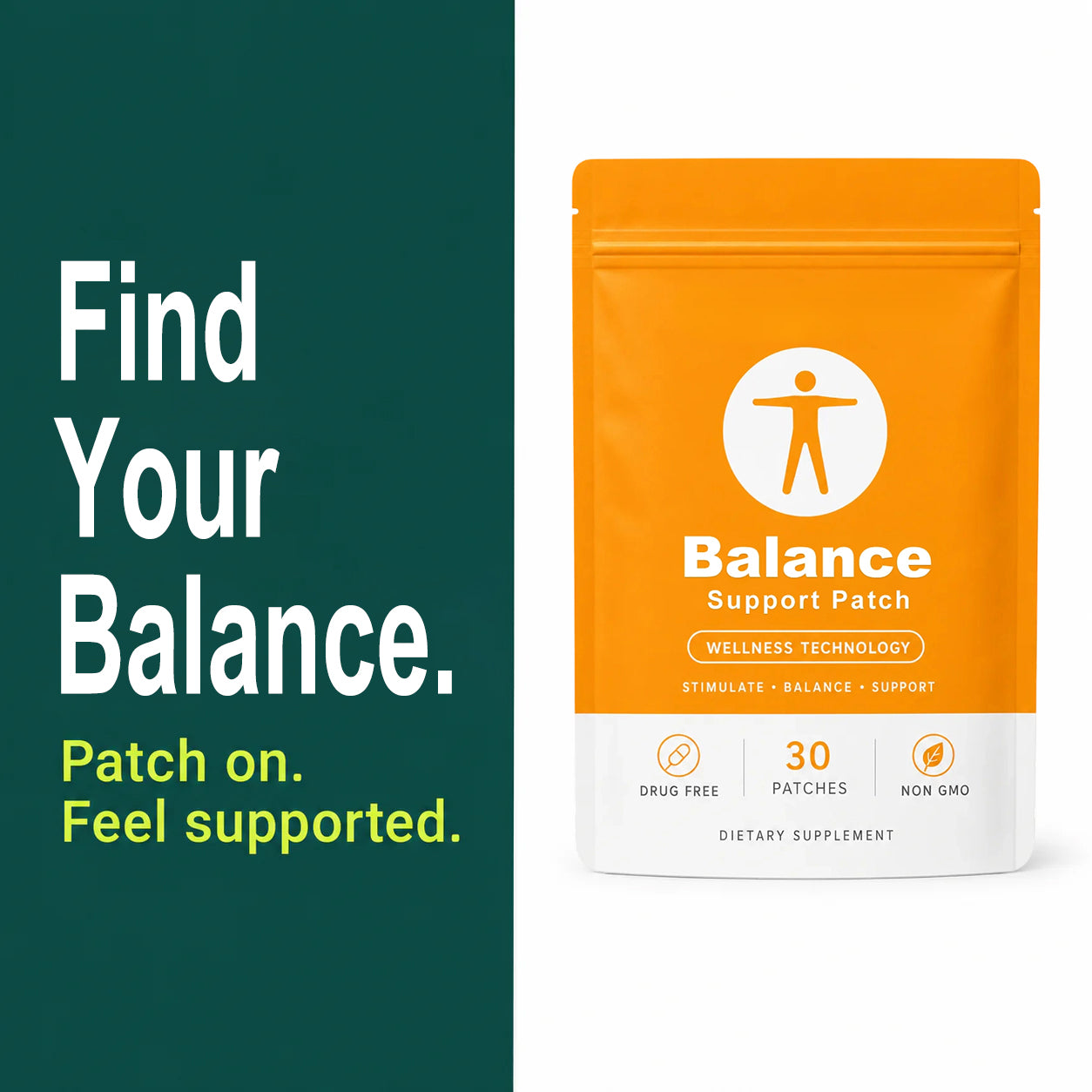 Sunlitglen™ Balance Support Patches for Everyday Confidence