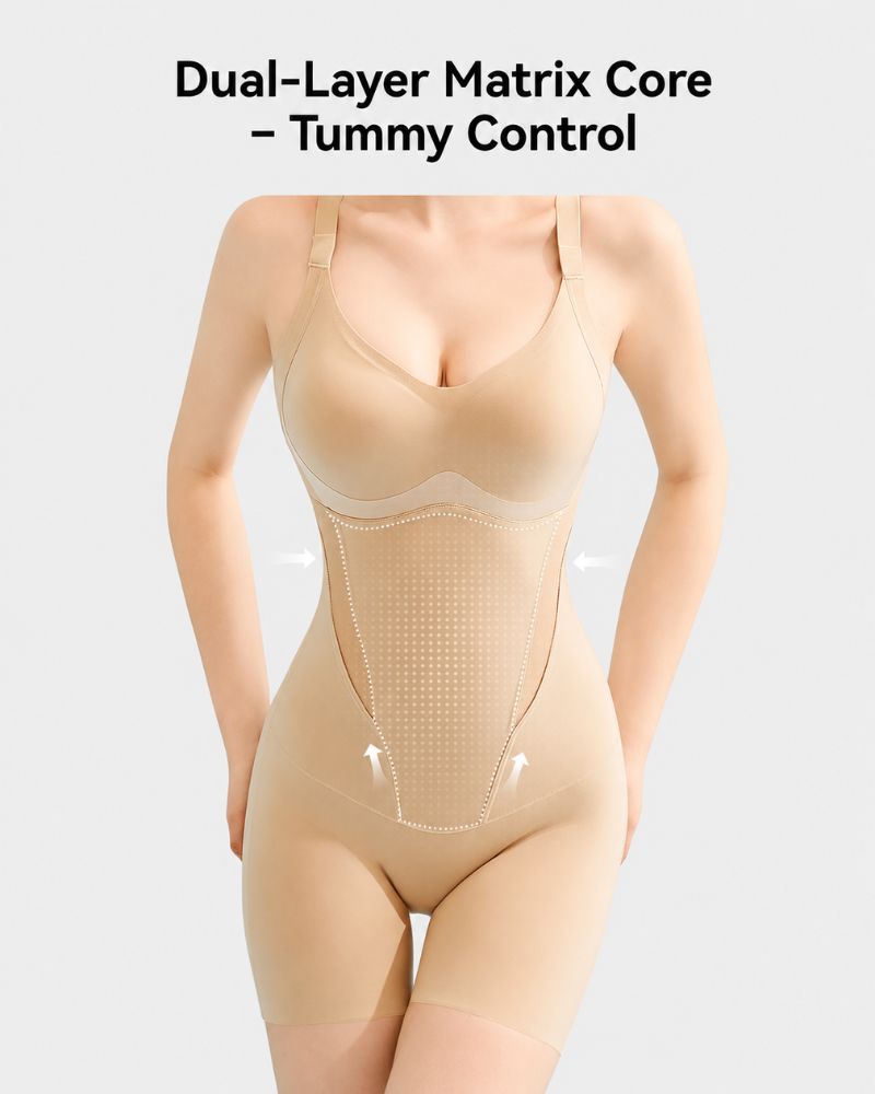 Easy-Off Tummy Control Butt-Lift Shapewear Bodysuit