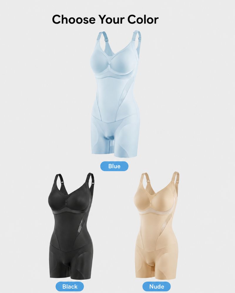 Easy-Off Tummy Control Butt-Lift Shapewear Bodysuit