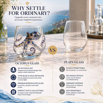 🔥 Last Day 49% OFF – 🌊 3D Ocean Animal Artisan Glassware Collection）