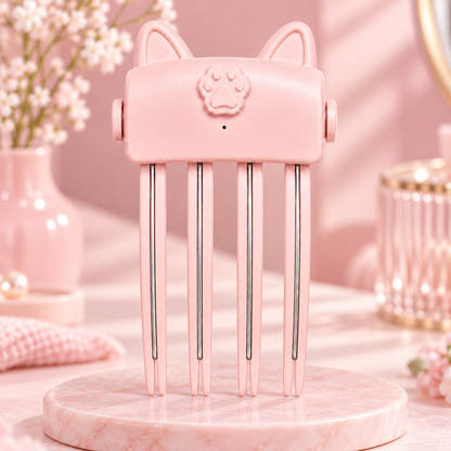 🥳💞30K+SOLD!🔥🔥🔥Cat ear-shaped high-top hair styling clip that can be heated🔥🔥🔥
