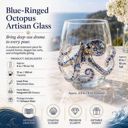 🔥 Last Day 49% OFF – 🌊 3D Ocean Animal Artisan Glassware Collection）