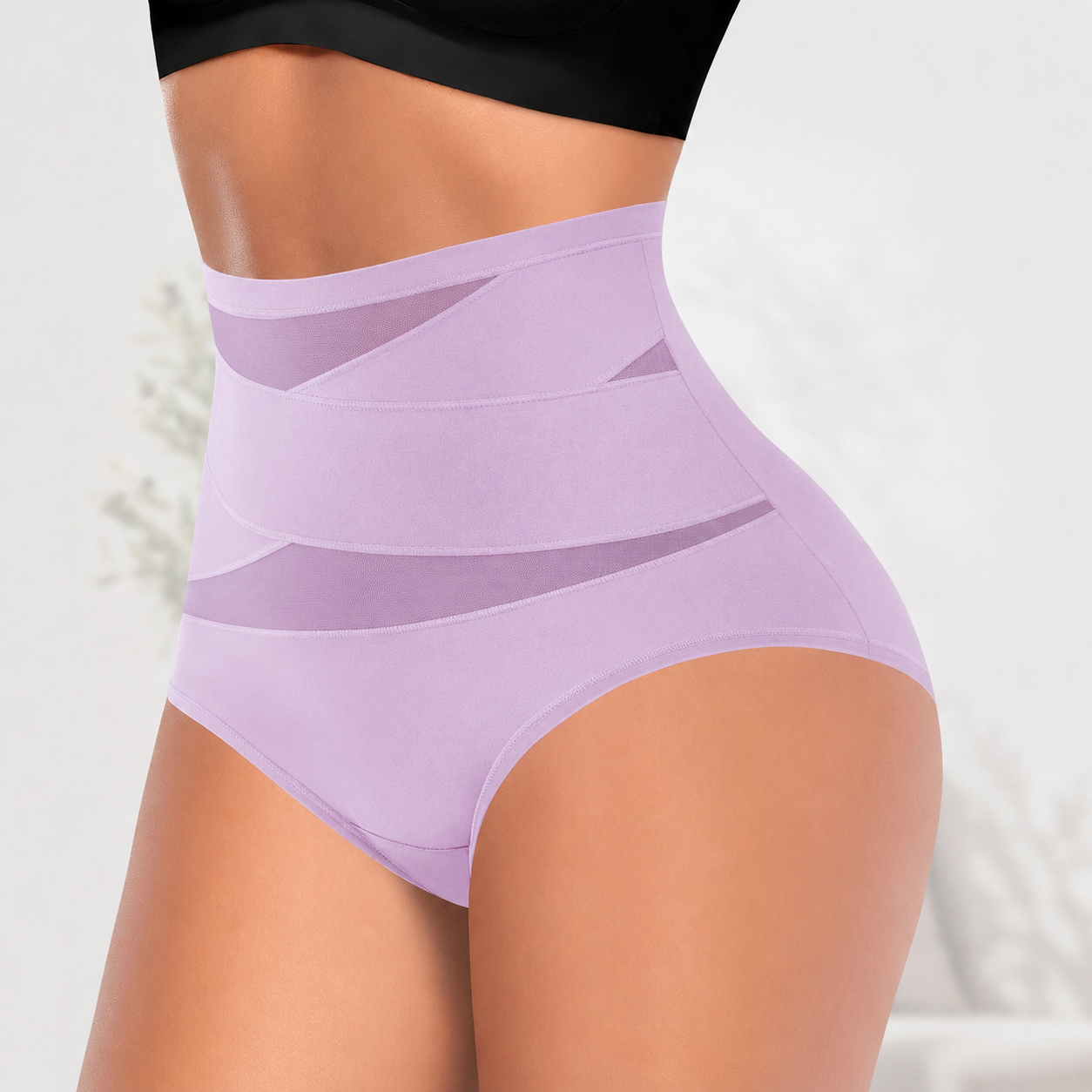 🔥LAST DAY 50% OFF!!High-Waist Cross Design Compression Shaping Panties