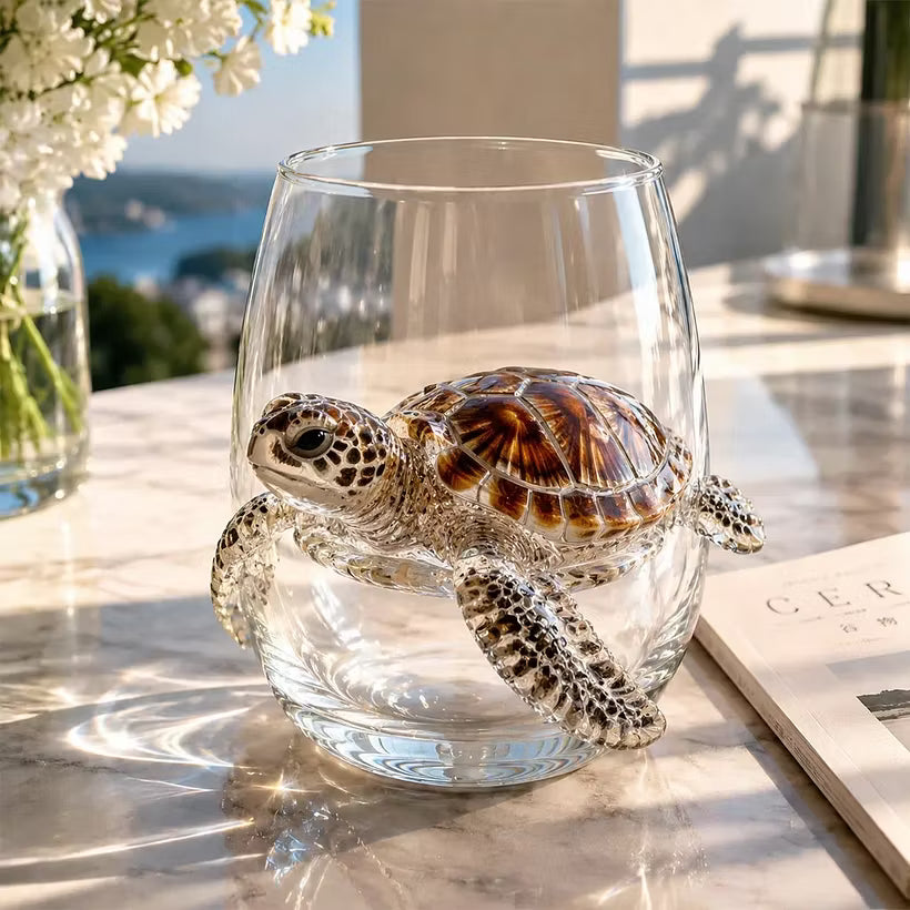 🔥 Last Day 49% OFF – 🌊 3D Ocean Animal Artisan Glassware Collection）