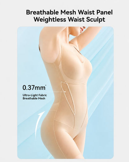 Easy-Off Tummy Control Butt-Lift Shapewear Bodysuit