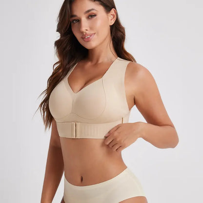 LAST DAY PROMOTION - 🌈50% OFF Front Closure Cross-Back Wireless Posture Bra