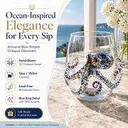 🔥 Last Day 49% OFF – 🌊 3D Ocean Animal Artisan Glassware Collection）