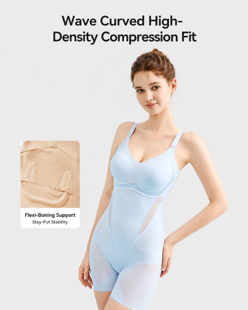 Easy-Off Tummy Control Butt-Lift Shapewear Bodysuit