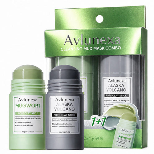 The Dual Clay System For Pores, Oil & Blemish-Prone Skin.