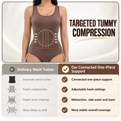 🔥 Midsection Support Bodysuit – Sculpt Your Silhouette ✨
