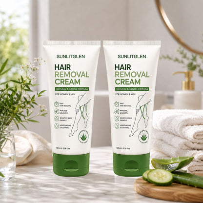 Natural Gentle Hair Removal Cream | For Women & Men, Sensitive Skin-Fast delivery in 3 days – no side effects.