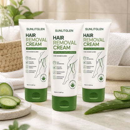 Natural Gentle Hair Removal Cream | For Women & Men, Sensitive Skin-Fast delivery in 3 days – no side effects.