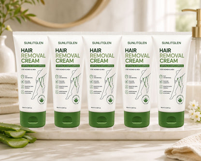Natural Gentle Hair Removal Cream | For Women & Men, Sensitive Skin-Fast delivery in 3 days – no side effects.