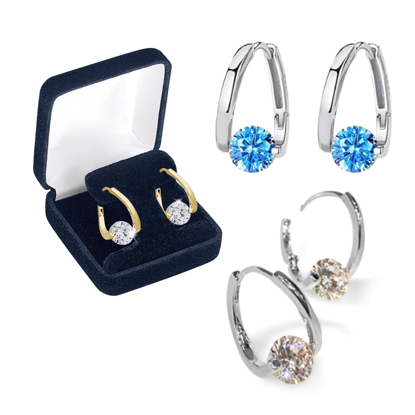 3PAIRS❤️GOLD+SILVER+BLUE