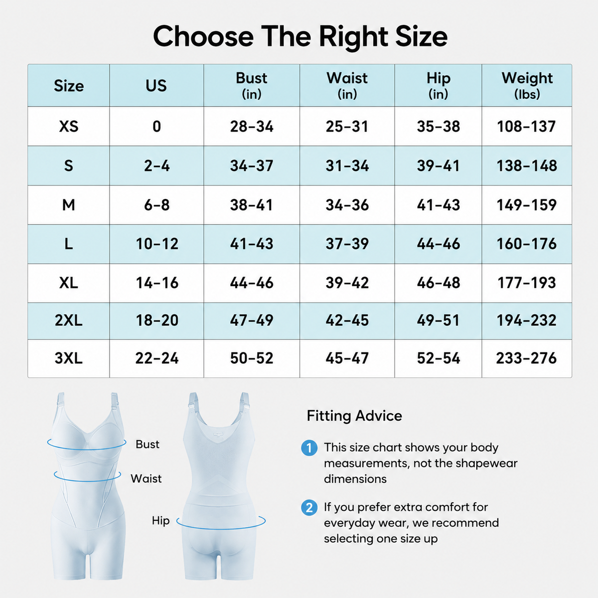 Easy-Off Tummy Control Butt-Lift Shapewear Bodysuit