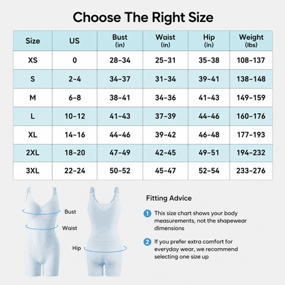 Easy-Off Tummy Control Butt-Lift Shapewear Bodysuit