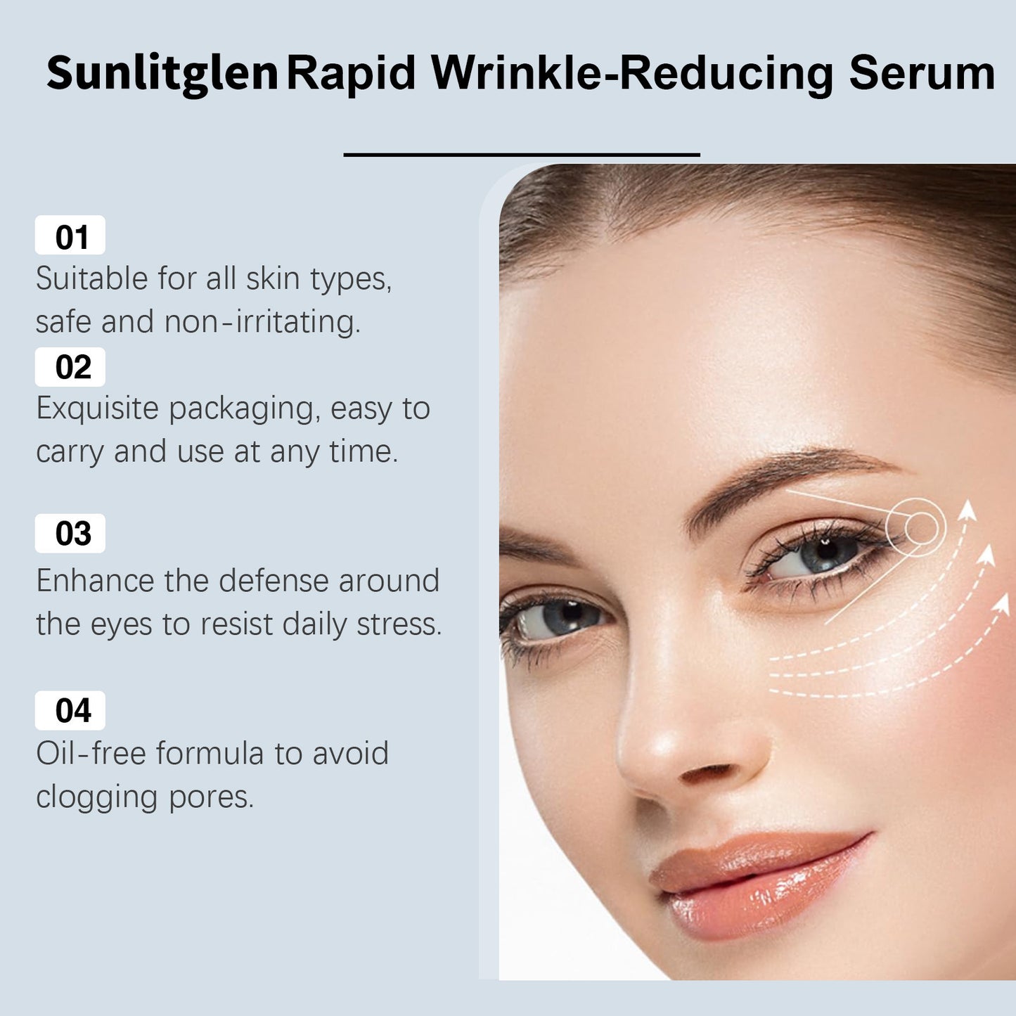 Sunlitglen Instant Face Temporary Tightener – Instant visible results in 30 seconds