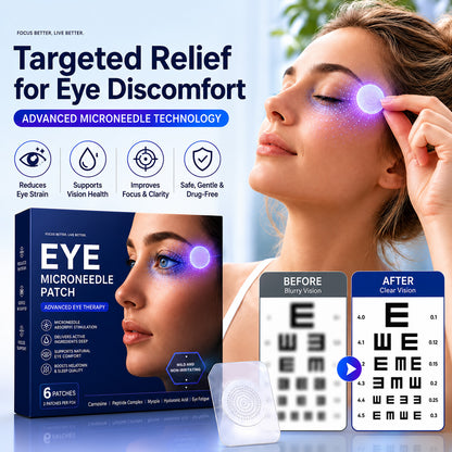 Vision-Repair Eye Microneedle Patch