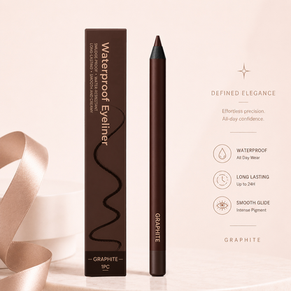 24-Hour Waterproof Eyeliner – Smudge-Proof All Day – Natural and Gentle