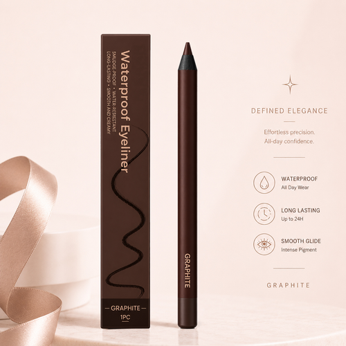 24-Hour Waterproof Eyeliner – Smudge-Proof All Day – Natural and Gentle