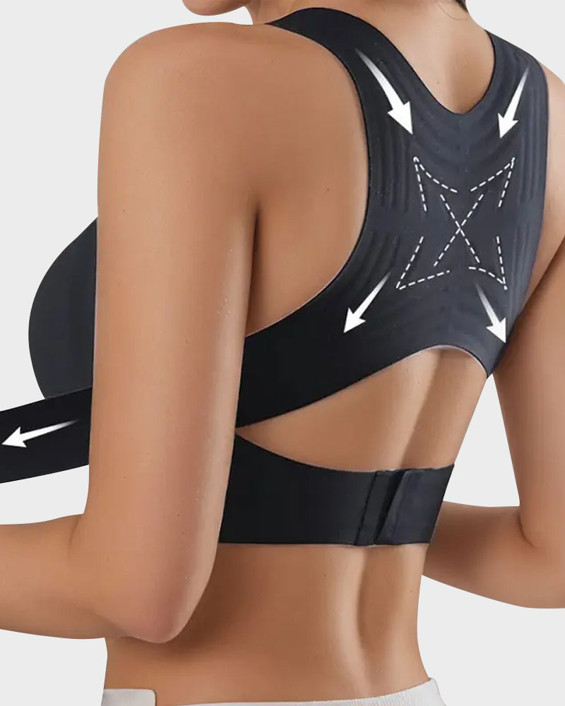 LAST DAY PROMOTION - 🌈50% OFF Front Closure Cross-Back Wireless Posture Bra