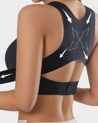 LAST DAY PROMOTION - 🌈50% OFF Front Closure Cross-Back Wireless Posture Bra