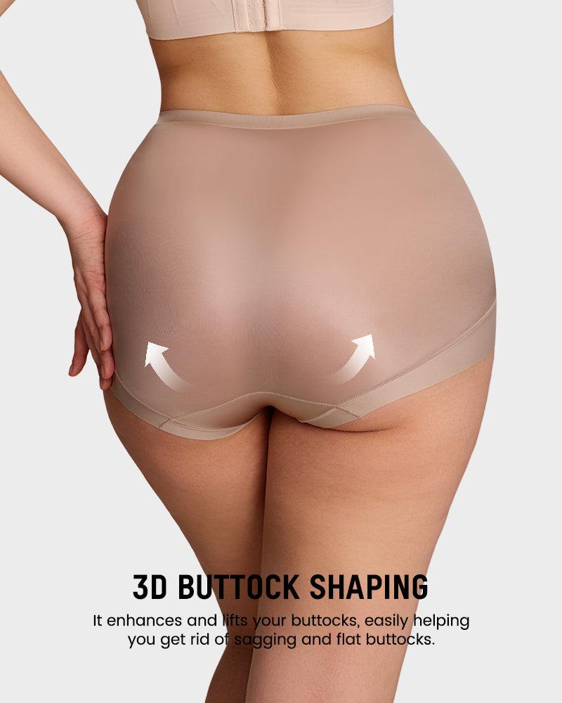 🔥LAST DAY 50% OFF!!High-Waist Cross Design Compression Shaping Panties