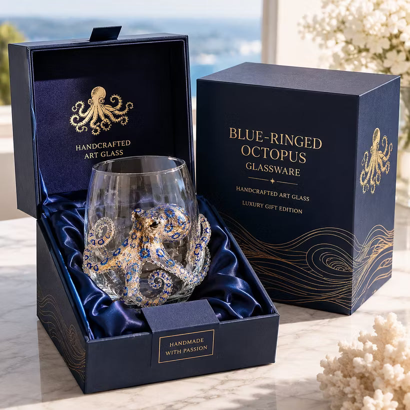 🔥 Last Day 49% OFF – 🌊 3D Ocean Animal Artisan Glassware Collection）