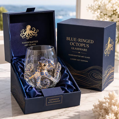 🔥 Last Day 49% OFF – 🌊 3D Ocean Animal Artisan Glassware Collection）