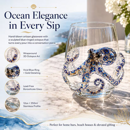 🔥 Last Day 49% OFF – 🌊 3D Ocean Animal Artisan Glassware Collection）