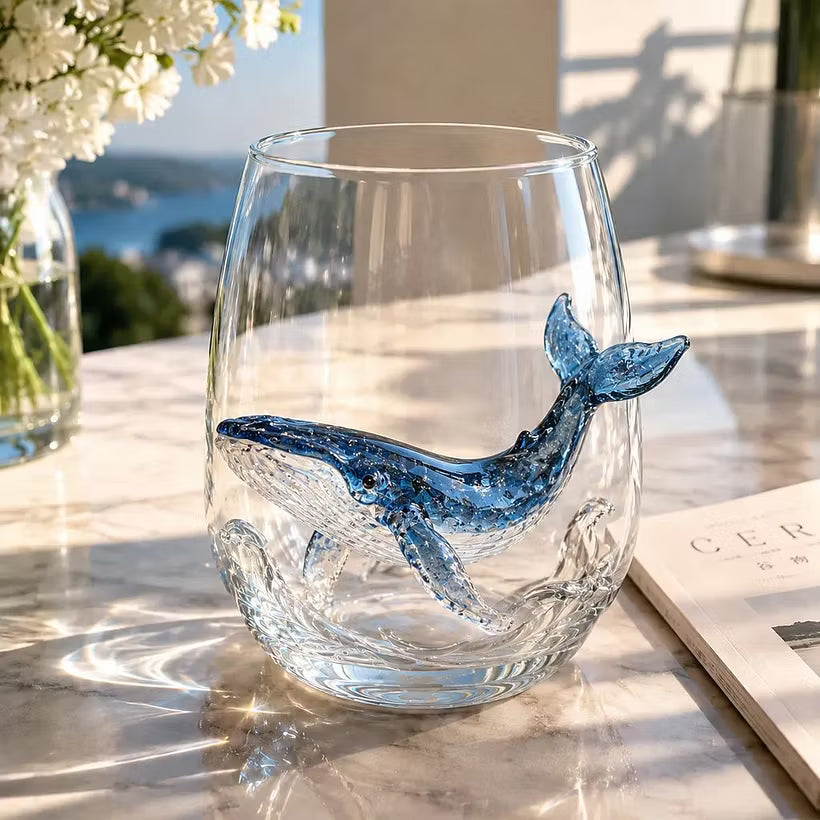 🔥 Last Day 49% OFF – 🌊 3D Ocean Animal Artisan Glassware Collection）