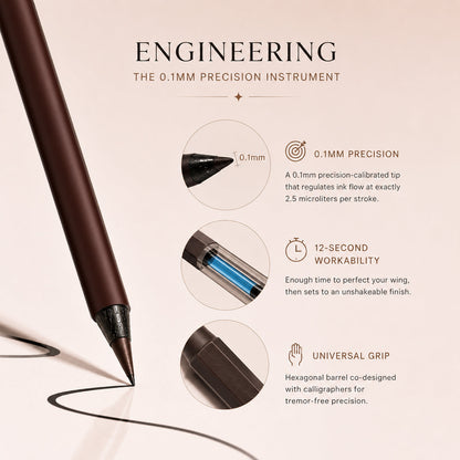 24-Hour Waterproof Eyeliner – Smudge-Proof All Day – Natural and Gentle