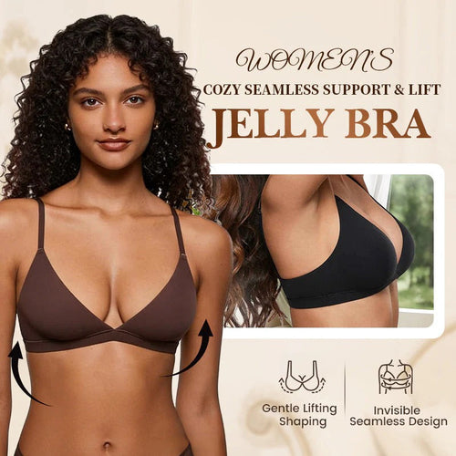 Final 3 Hours: 60%OFF🔥 NESLEMY Women's Wire-Free Jelly Support Triangle Bralette