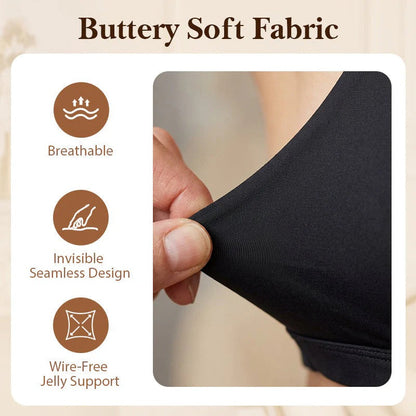 Final 3 Hours: 60%OFF🔥 NESLEMY Women's Wire-Free Jelly Support Triangle Bralette