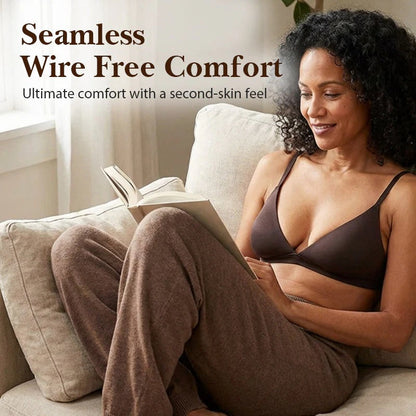 Final 3 Hours: 60%OFF🔥 NESLEMY Women's Wire-Free Jelly Support Triangle Bralette