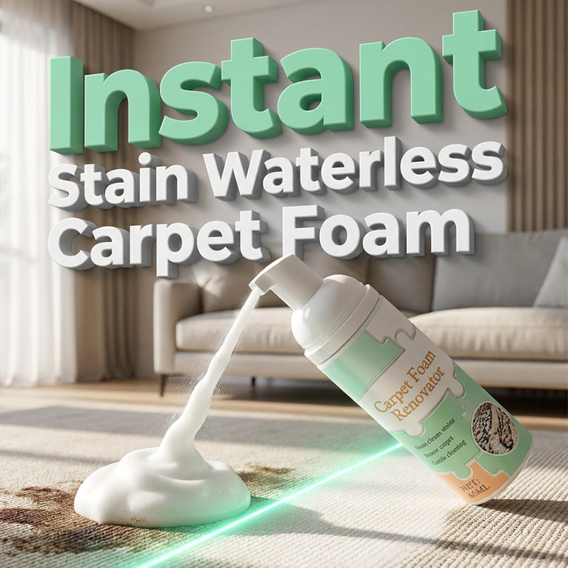 WaterlessCarpet Foam Stain Remover with Towel
