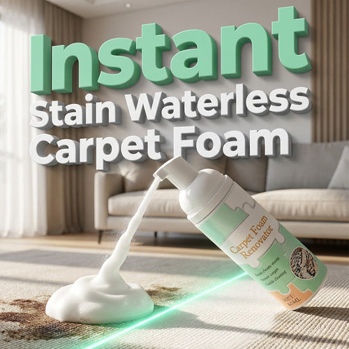 WaterlessCarpet Foam Stain Remover with Towel
